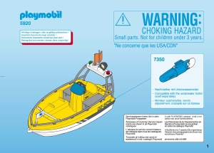 Manuale Playmobil set 5920 Outdoor Mammiferi marini