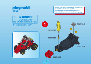 Manuale Playmobil set 5932 Outdoor Buggy