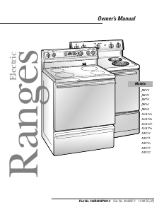 Manual GE JBP18LY1WH Range