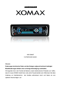 Bedienungsanleitung XOMAX XM-CD606T Autoradio