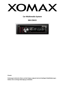 Bedienungsanleitung XOMAX XM-CD615 Autoradio