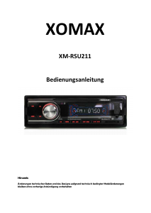 Bedienungsanleitung XOMAX XM-RSU211 Autoradio