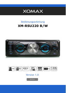 Bedienungsanleitung XOMAX XM-RSU220 Autoradio