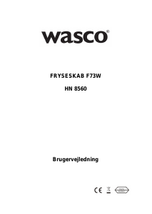 Brugsanvisning Wasco F73W Fryser