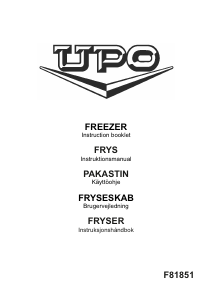 Manual UPO F81851 Freezer