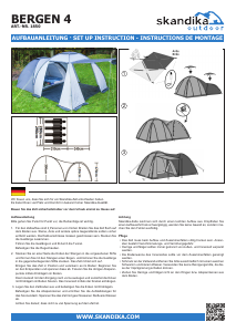 Manual Skandika Bergen 4 Tent
