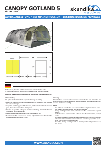 Bedienungsanleitung Skandika Canopy Gotland 5 Zelt