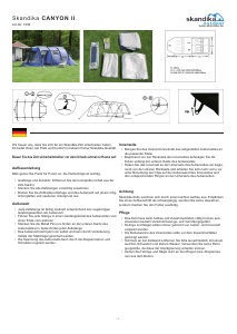 Manual Skandika Canyon II Tent