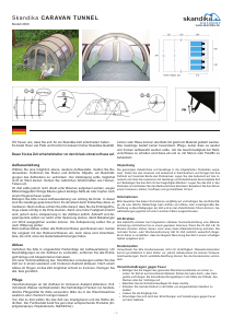 Mode d’emploi Skandika Caravan Tunnel Tente