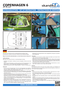 Bedienungsanleitung Skandika Copenhagen 6 Zelt