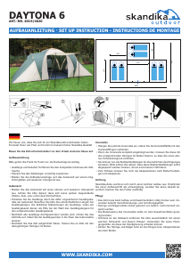 Handleiding Skandika Daytona 6 Tent