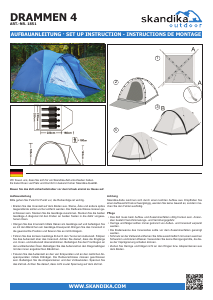 Bedienungsanleitung Skandika Drammen 4 Zelt