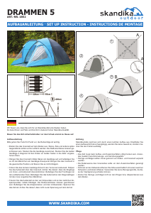 Bedienungsanleitung Skandika Drammen 5 Zelt