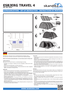 Handleiding Skandika Esbjerg Travel 4 Tent