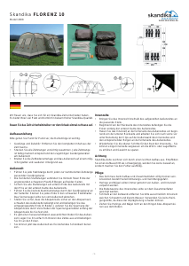 Handleiding Skandika Florenz 10 Tent