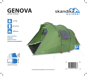 Manuale Skandika Genova Tenda