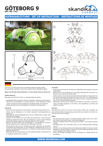 Handleiding Skandika Goteborg 9 Tent