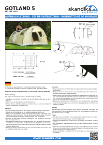 Handleiding Skandika Gotland 5 Tent