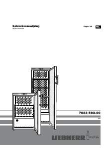 Handleiding Liebherr WKb1812 Wijnklimaatkast