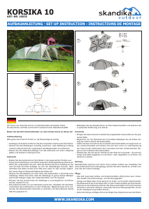 Handleiding Skandika Korsika 10 Tent