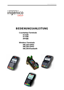 Bedienungsanleitung Ingenico iWL250 Bluetooth Zahlungsgerät