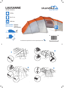 Handleiding Skandika Lausanne Tent