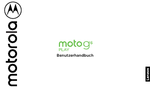 Bedienungsanleitung Motorola Moto G6 Play Handy