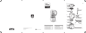 Manual Philips SCF885 Avent Robot de bucătărie