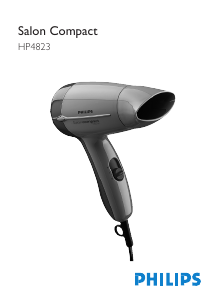 Manuál Philips HP4823 Salon Compact Vlasový vysoušeč