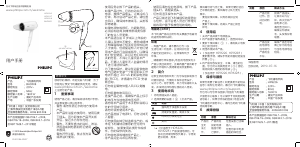 说明书 飞利浦 HP8227 电吹风