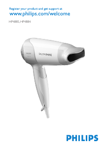 Handleiding Philips HP4885 SalonShine Haardroger