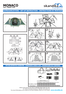 Handleiding Skandika Monaco Tent