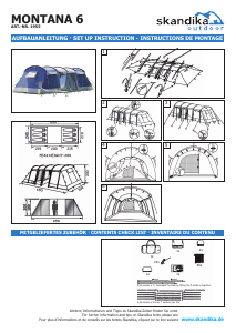 Handleiding Skandika Montana 6 Tent