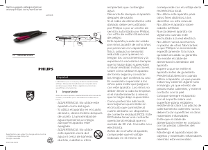 Manual de uso Philips HP8328 Plancha de pelo