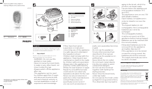 Manual Philips HP4722 Hair Styler