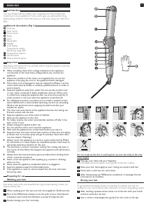 Manual Philips HP4659 Hair Styler