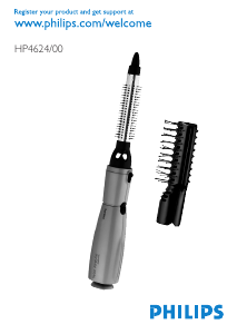 Manual Philips HP4624 Salon Airstylist Modelador de cabelo