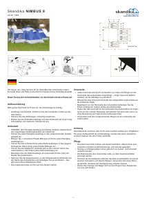 Handleiding Skandika Nimbus 8 Tent