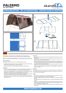 Handleiding Skandika Palermo Tent