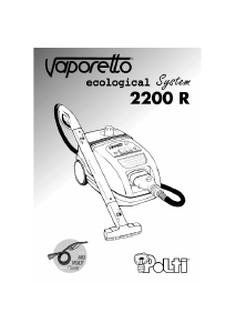 Handleiding Polti 2200R Vaporetto Stoomreiniger