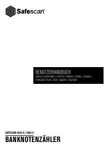 Bedienungsanleitung Safescan 2665-S Banknotenzähler