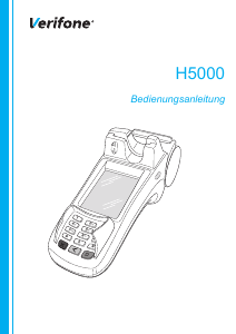 Bedienungsanleitung VeriFone H5000 Zahlungsgerät