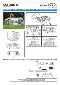 Handleiding Skandika Saturn 8 Tent