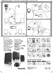 Manuale Philips SPA1312 Altoparlante