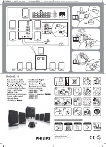 Manual de uso Philips SPA2602 Altavoz