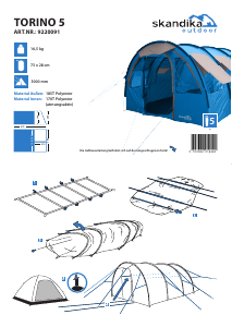 Manual Skandika Torino 5 Tent