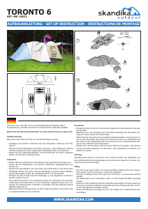 Handleiding Skandika Toronto 6 Tent