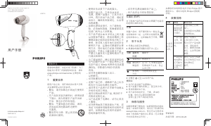 说明书 飞利浦 HP8118 电吹风