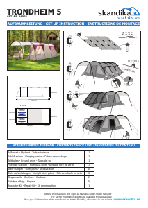 Manual Skandika Trondheim 5 Tent