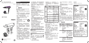 说明书 飞利浦 HP8258 电吹风